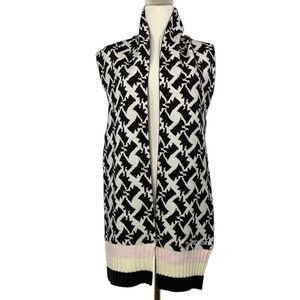 Juicy Couture Houndstooth Wool Scarf